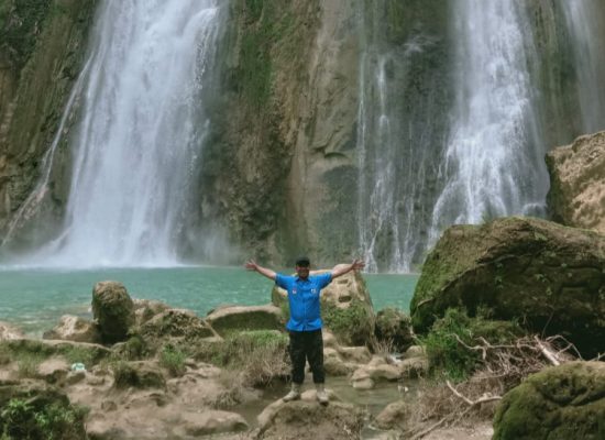 DPP KNPI Tinjau Wisata Curug Cikaso yang Terdampak Banjir Sukabumi