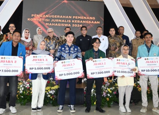 Jurnalis Kebangsaan Mahasiswa Gelar Final Kompetisi bersama BNPT