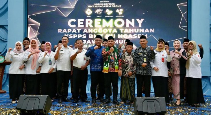 Cetak Sejarah Baru, Holding Koperasi BMT NU Ngasem Diresmikan
