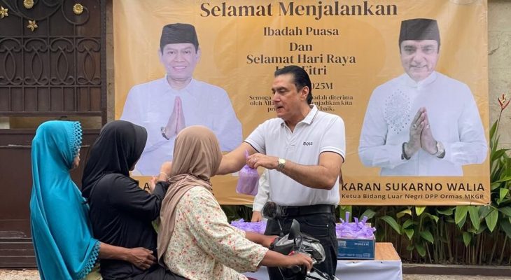 Aktor Karan Sukarno Walia Berbagi Keberkahan di Bulan Suci Ramadan
