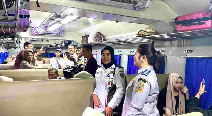 Pemprov Kolaborasi KAI Berangkatkan 623 Pemudik Tahap I, Sumut Cetak Sejarah, Mudik Gratis Tiga Moda