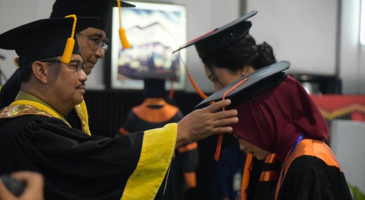 Unimed Wisuda 744 Lulusan, Rektor Tekankan Peran Mahasiswa Sebagai Agen Perubahan Bangsa