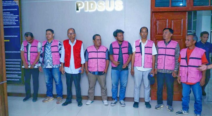 Geger! Kejati Sumut Tahan Delapan Orang Tersangka Proyek Jalan Senilai 43,7 Miliar
